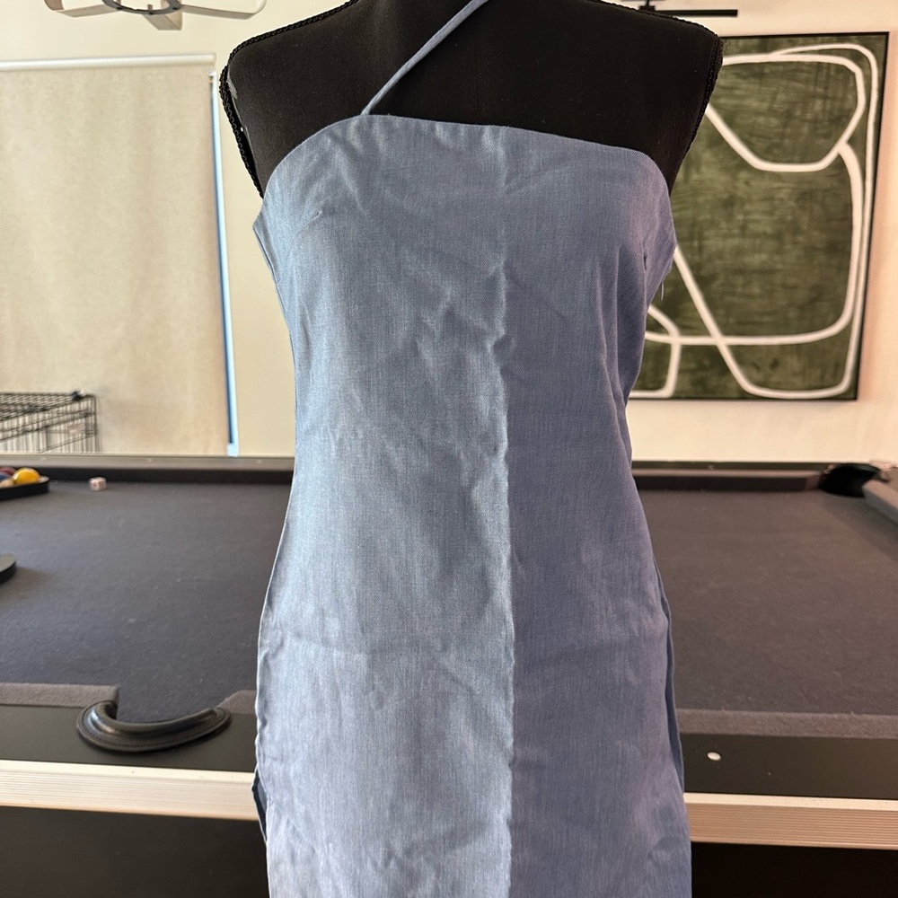 Elegant Blue Women's Dress